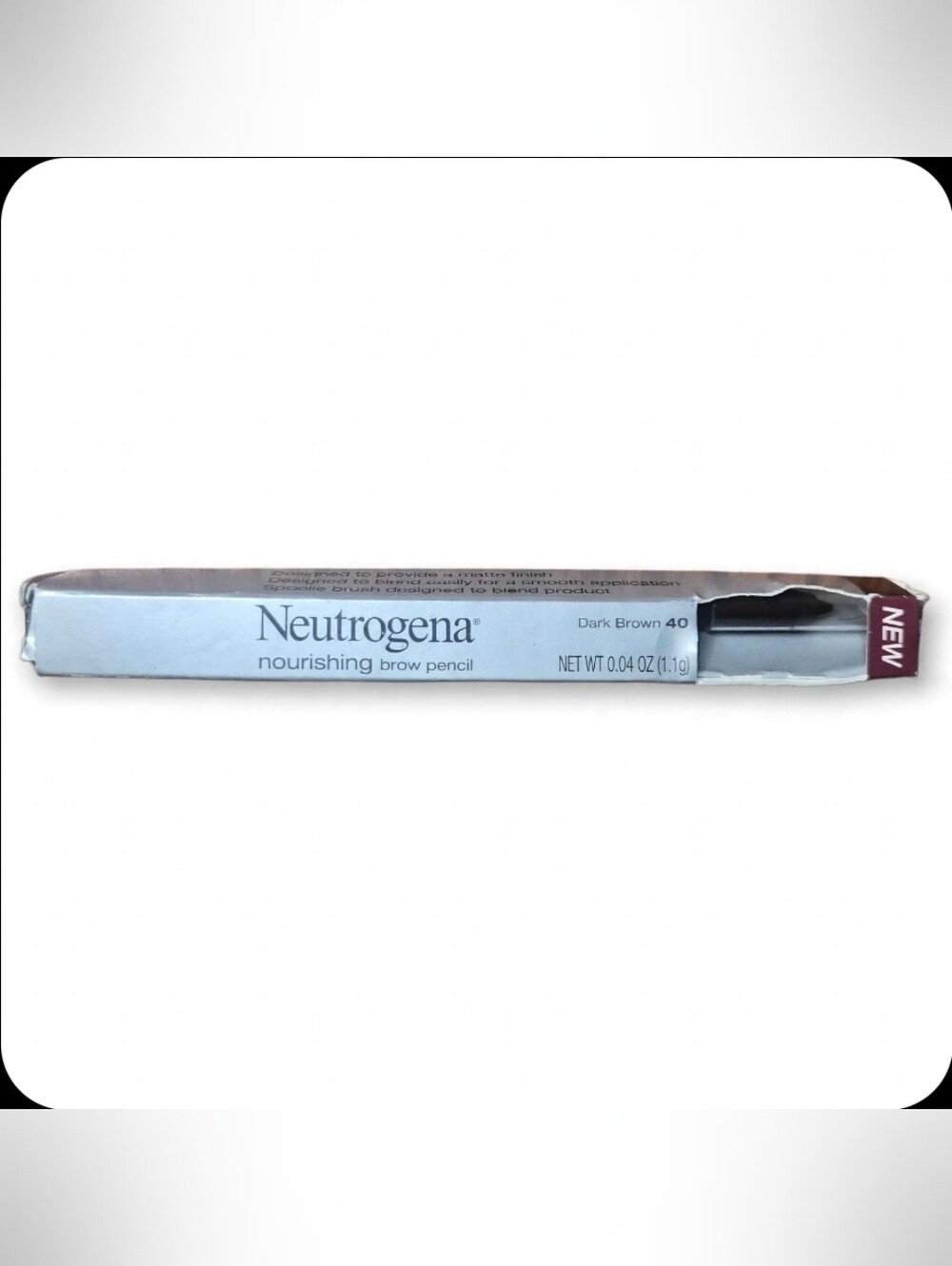 Neutrogena Nourishing Brow Pencil Dark Brown 40 HTF